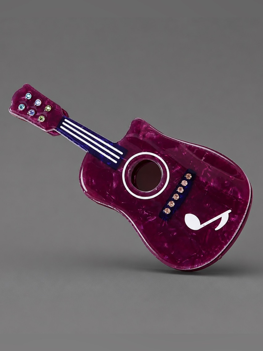 Guitar Hair Claw Clip